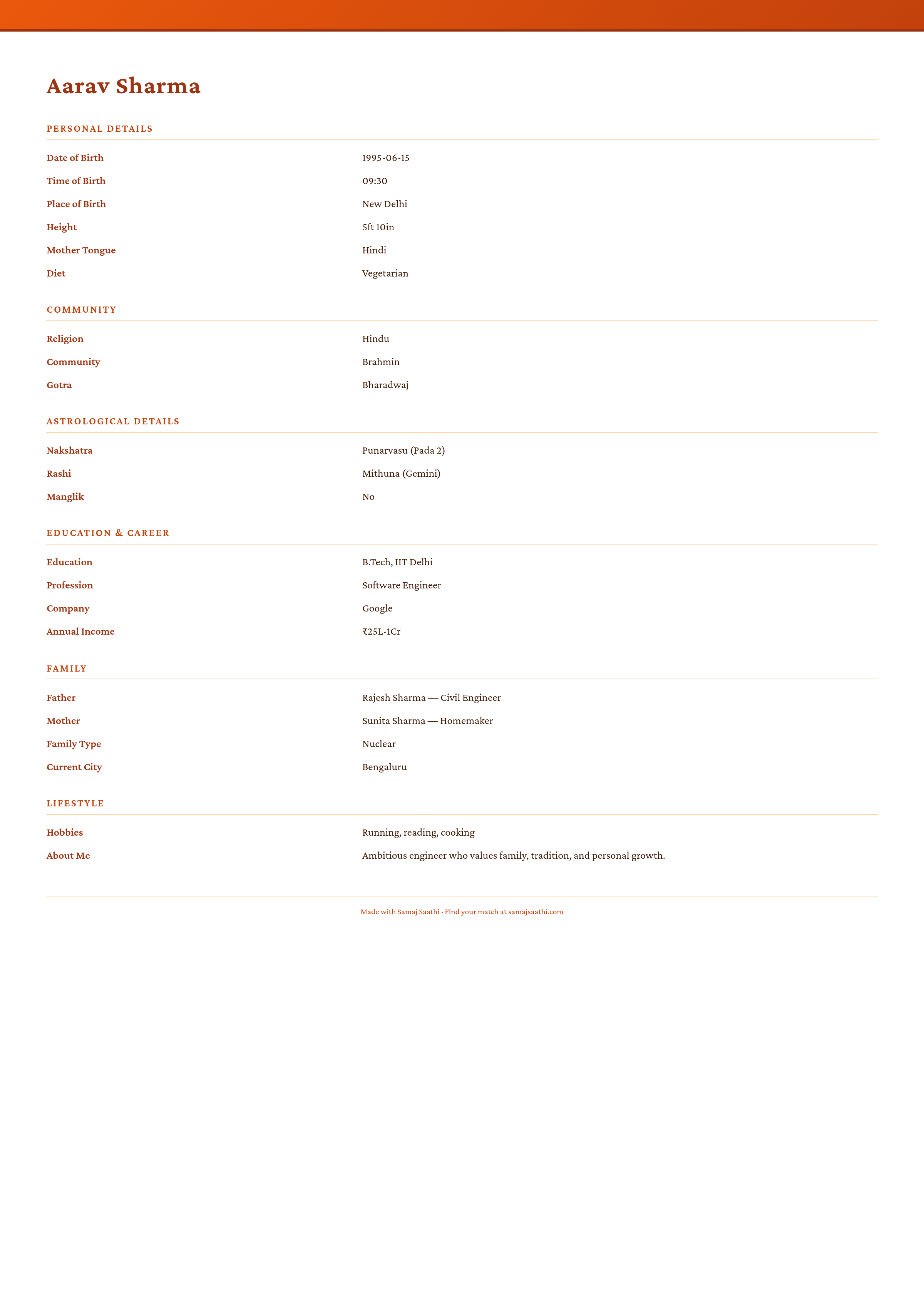 Royal Saffron template preview